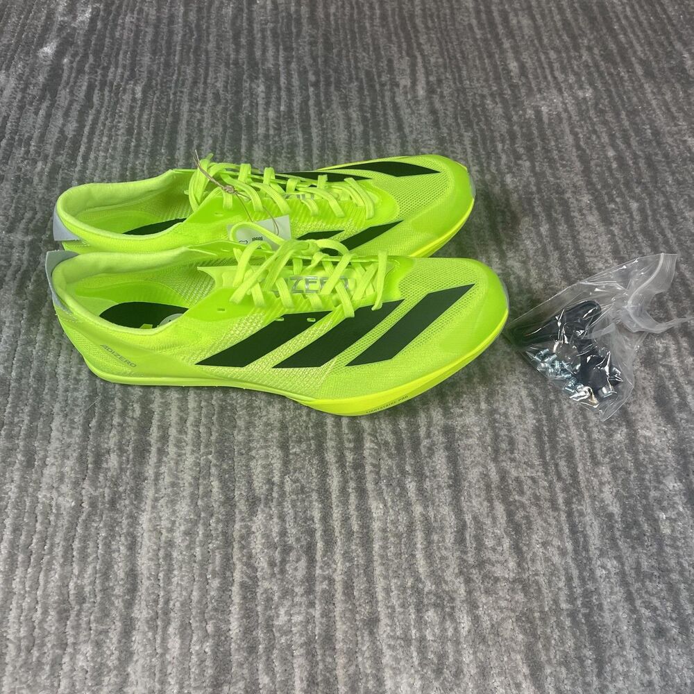 Adidas Adizero Finesse Shoes Mens Size 9.5 Yellow Track Spikes Racing Sneakers
